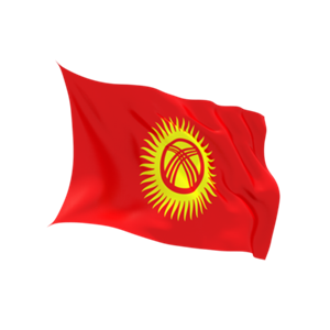 Kyrgyzstan flag PNG-14578